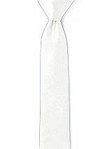 Rear View Thumbnail - White Yarn-Dyed Narrow Ties by After Six