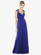 Front View Thumbnail - Electric Blue Alfred Sung Style D705