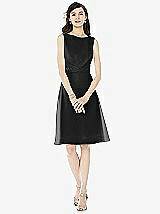 Front View Thumbnail - Black Social Bridesmaids Style 8160