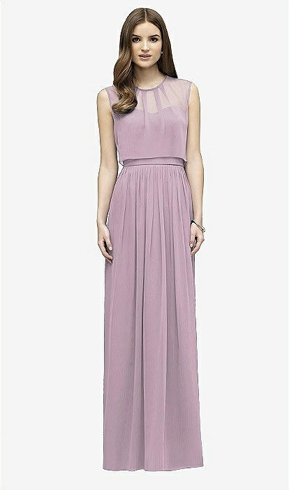 rose violet bridesmaid dresses The Wine Raw Silk Evening Gown main image 0