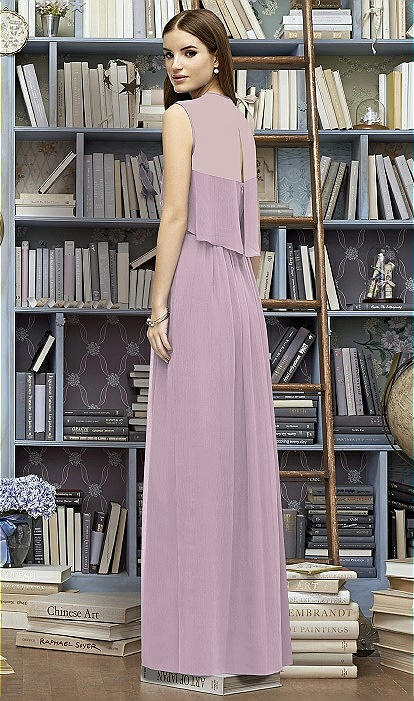 suede rose bridesmaid dresses Cowl Back Satin Bridesmaid Dress main image 0