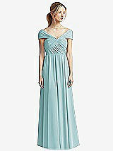 Front View Thumbnail - Canal Blue JY Jenny Yoo Bridesmaid Style JY501