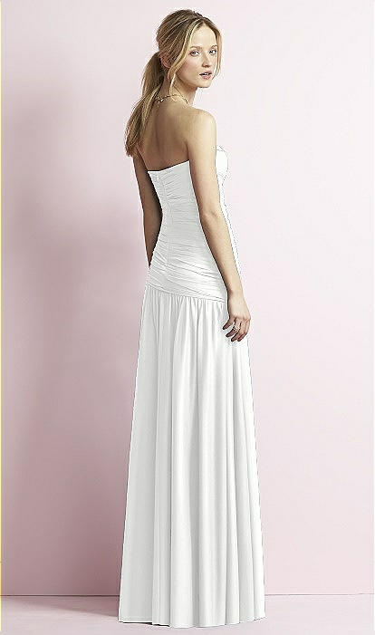 jenny yoo strapless bridesmaid dress Elegant Lace Mermaid Gown With Detailed Illusion Bodice main image 0