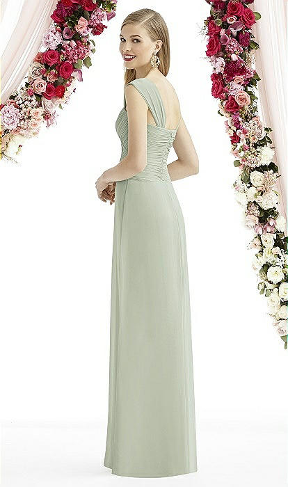 dessy celadon bridesmaid dress Long Purple Chiffon A-line Bridesmaid Dresses – ClaireBridal