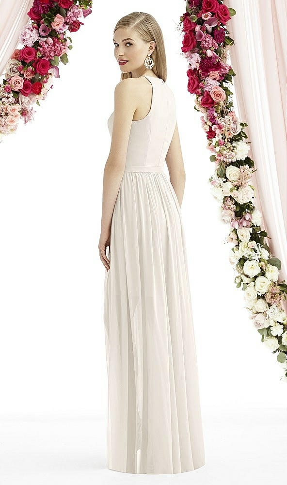 Back View - Ivory After Six Bridesmaid Dress 6739