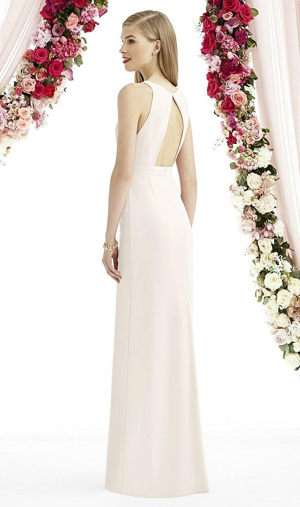 Back View - Ivory After Six Bridesmaid Dress 6740
