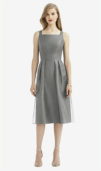After Six Bridesmaid Dress 6745 In Charcoal Gray | The Dessy Group