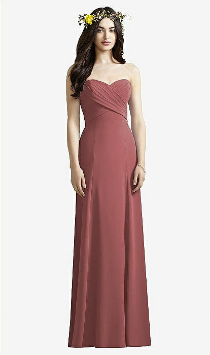 Social Bridesmaids Style 8168 In English Rose | The Dessy Group Social Bridesmaids Style 8168 In English Rose | The Dessy Group