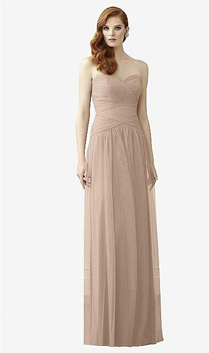 topaz bridesmaid dresses Blush Prom 12132 Blue Topaz Slim A-Line Dress main image 1