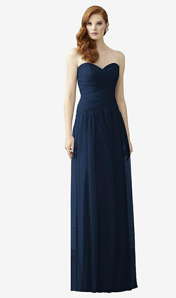 Front View - Midnight Navy Dessy Collection Style 2950