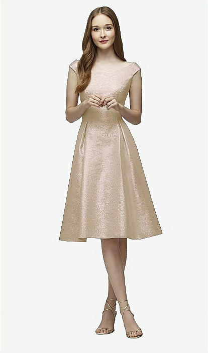 Lela Rose Bridesmaid Style Lr228 In Pink Gold | The Dessy Group