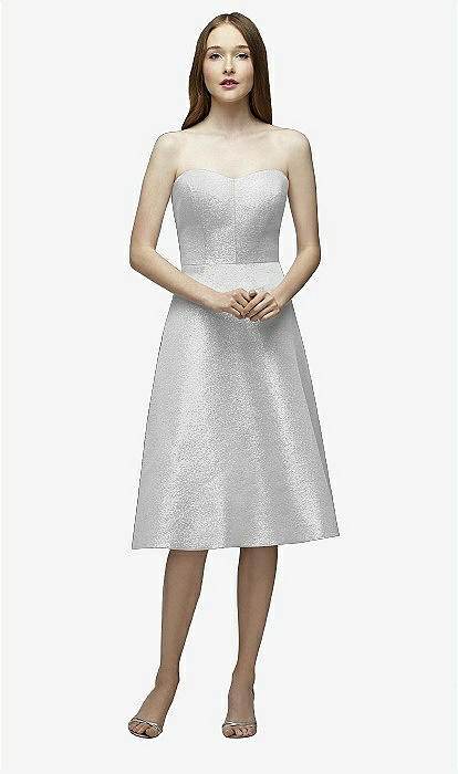 lela rose metallic dress Lela Rose Women's Floral Draped Metallic Fil Coup Fit & Flare Dress - Green