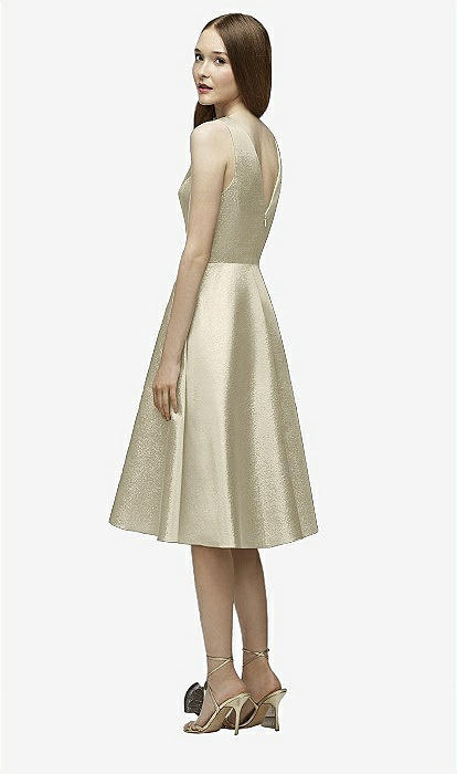 lela rose gold dress Lela Rose | Merino Wool Knit Mock Neck Wrap Dress | XS