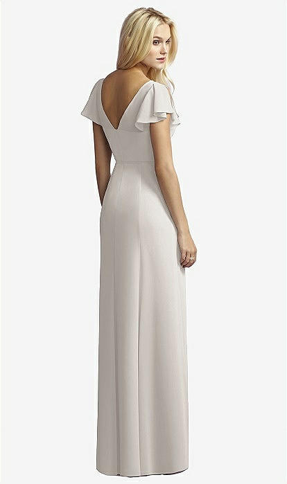 sachin and babi light blue dress Champagne Mother Of The Bride Dress With Sleeves Elegant Jewel A-Line main image 0