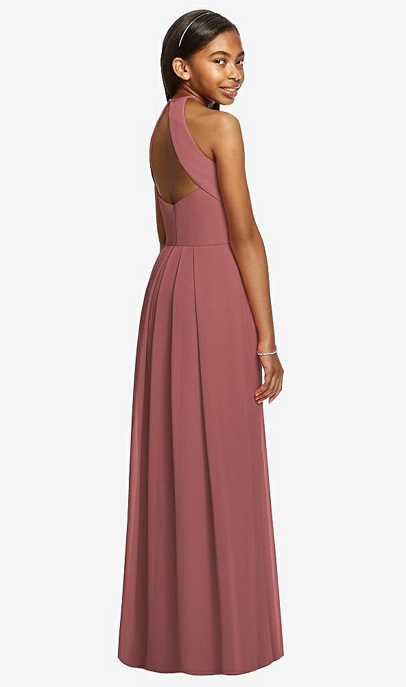 Back View - English Rose Dessy Collection Junior Bridesmaid JR530