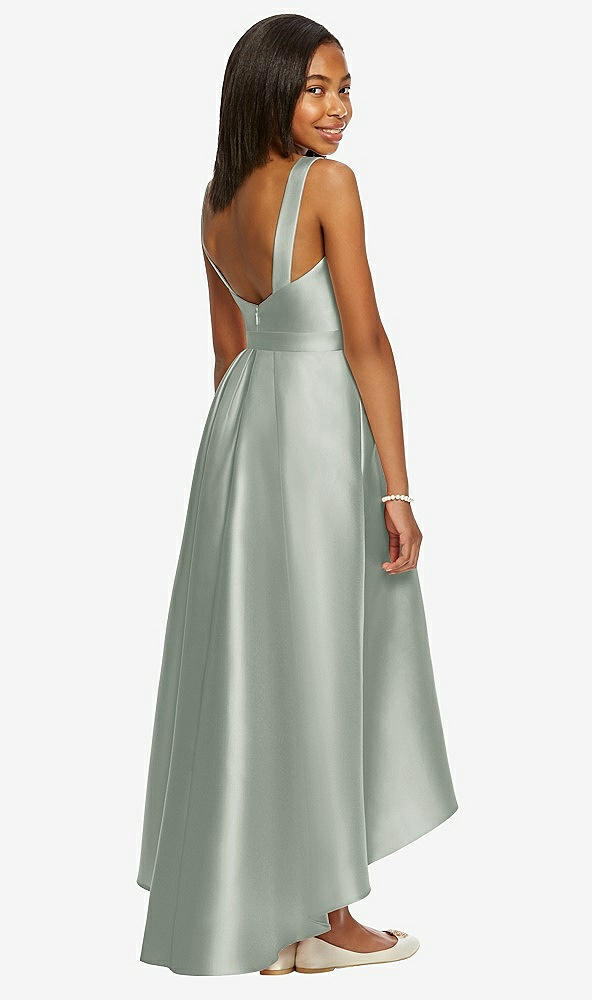 Back View - Willow Green Dessy Collection Junior Bridesmaid JR534
