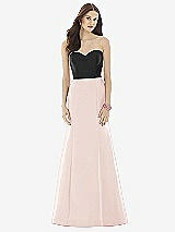 Front View Thumbnail - Blush & Black Alfred Sung Style D728
