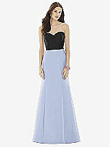 Front View Thumbnail - Sky Blue & Black Alfred Sung Style D728