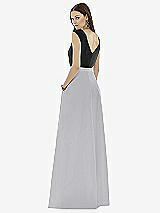 Rear View Thumbnail - French Gray & Black Alfred Sung Style D729