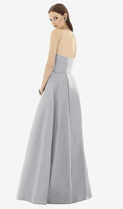 Alfred Sung Style D732 In French Gray & Light Nude | The Dessy Group