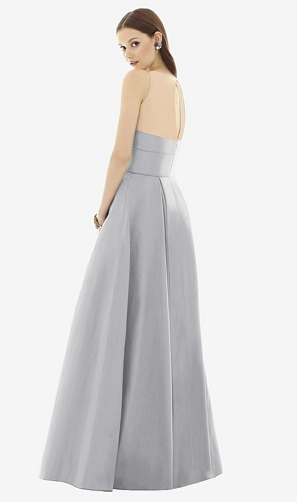 Back View - French Gray & Light Nude Alfred Sung Style D732