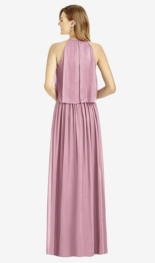 Back View - Dusty Pink After Six Bridesmaid Dress 6753