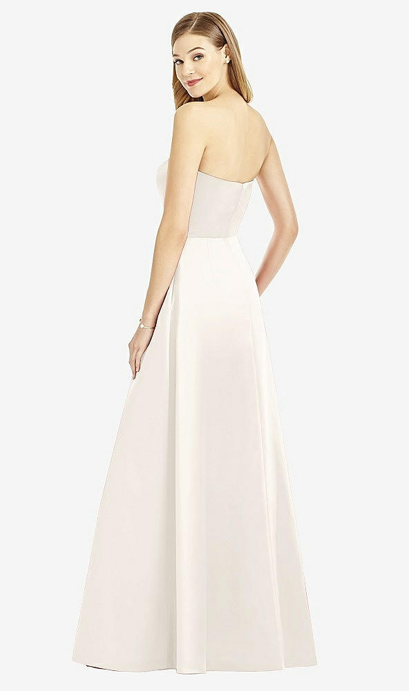 Back View - Ivory After Six Bridesmaid Dress 6755