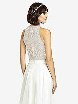 Rear View Thumbnail - Venetian Gold & Oyster Dessy Collection Bridesmaid Top T2974
