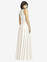 Rear View Thumbnail - Ivory Crepe Maxi Skirt