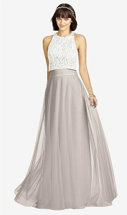 Dessy Bridesmaid Skirt S2977 In Taupe | The Dessy Group
