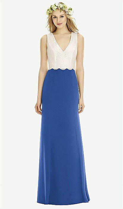 Social Bridesmaids Style 8172 In Classic Blue & Ivory | The Dessy Group Social Bridesmaids Style 8172 In Classic Blue & Ivory | The Dessy Group