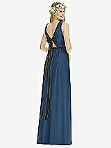 Rear View Thumbnail - Sofia Blue & Black Social Bridesmaids Style 8173