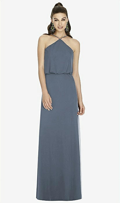 Alfred Sung Bridesmaid Dress D738 In Silverstone | The Dessy Group