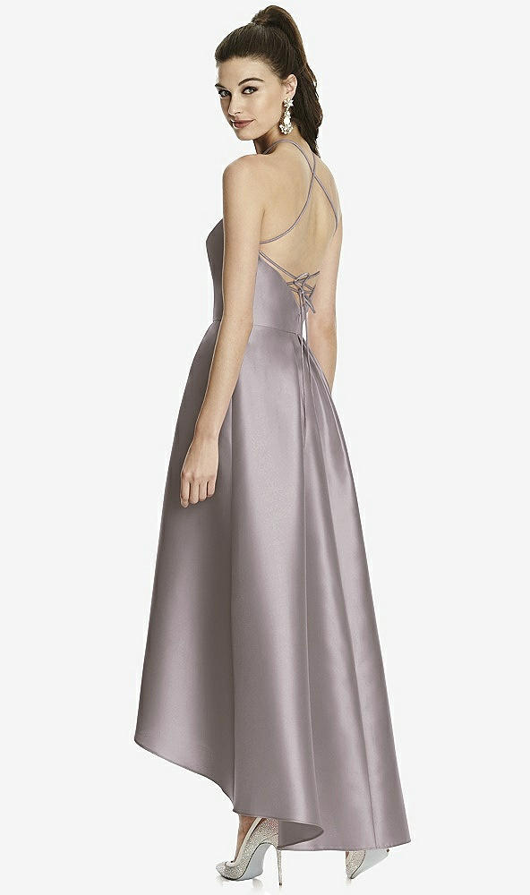 Back View - Cashmere Gray Alfred Sung Style D741
