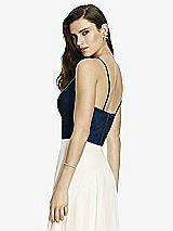 Rear View Thumbnail - Midnight Navy Dessy Bridesmaid Top T2981