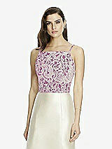 Front View Thumbnail - Wild Berry & Oyster Dessy Bridesmaid Top T2982