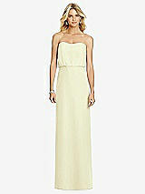 Front View Thumbnail - Butter Yellow Full Length Lux Chiffon Blouson Bodice