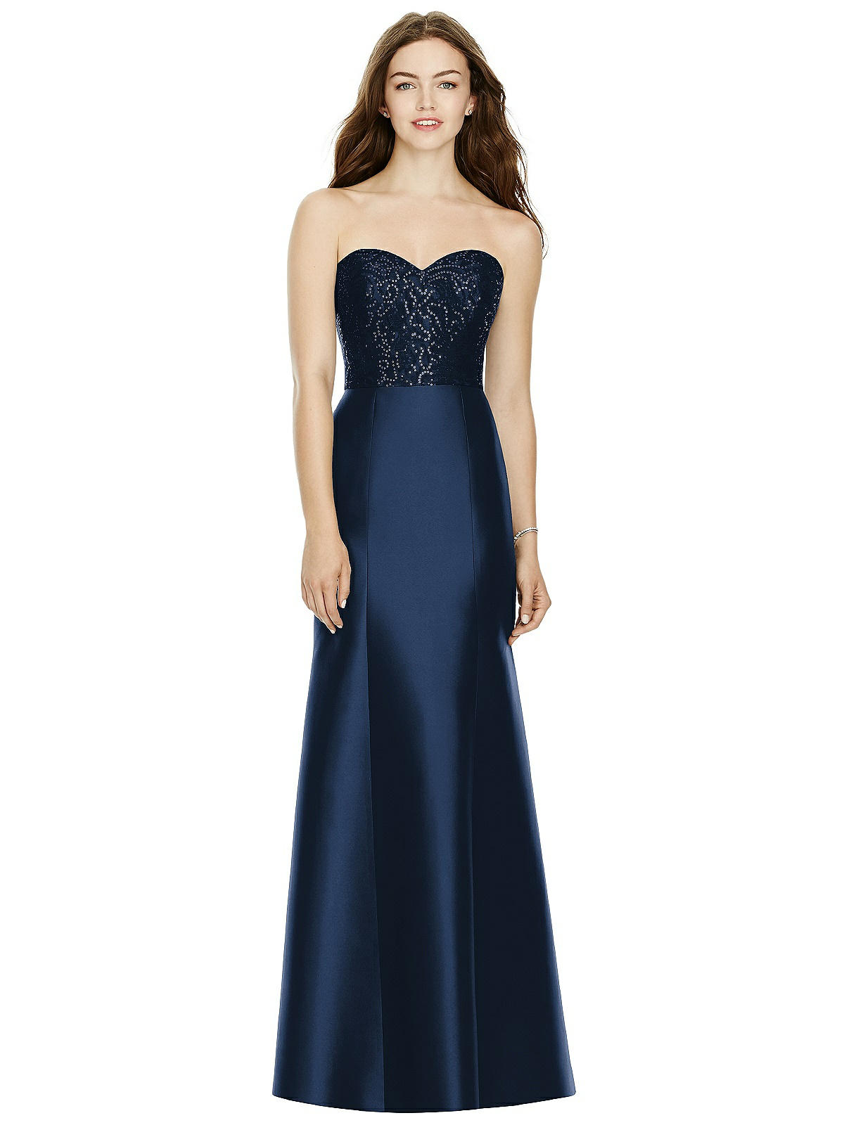 Bella Bridesmaids Bridesmaid Dress Bb105 In Midnight Navy & Midnight Navy |  The Dessy Group