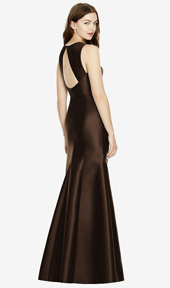 Front View - Espresso Bella Bridesmaids Dress BB106