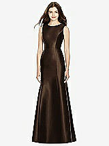 Rear View Thumbnail - Espresso Bella Bridesmaids Dress BB106