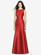 Rear View Thumbnail - Poppy Red Bella Bridesmaids Dress BB106