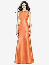 Rear View Thumbnail - Portofino Orange Bella Bridesmaids Dress BB106