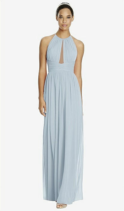 Studio Design Bridesmaid Dress 4518 In Mist & Dark Nude | The Dessy Group