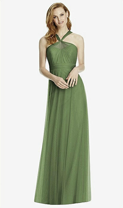 clover green bridesmaid dress Sage Green Elastic Satin Spaghetti Strap Mismatched Long Bridesmaid  Dresses, CB0280