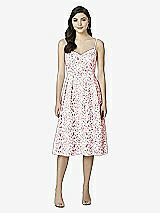 Front View Thumbnail - Burgundy & Blush Studio Design Bridesmaid Dresses 4522