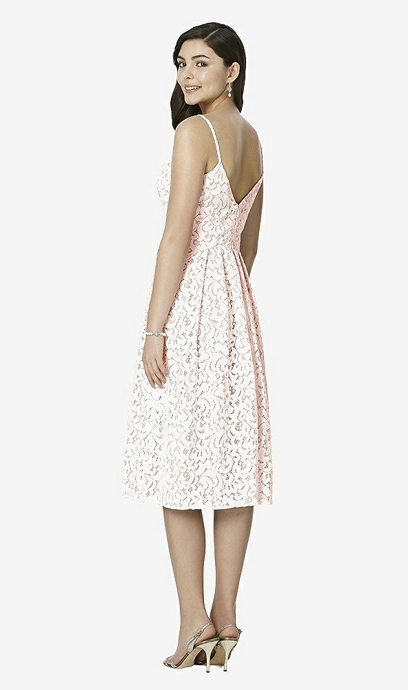 Back View - Taupe & Blush Studio Design Bridesmaid Dresses 4522