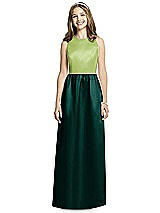 Front View Thumbnail - Evergreen & Mojito Dessy Collection Junior Bridesmaid Dress JR536