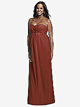 Front View Thumbnail - Auburn Moon Dessy Collection Maternity Bridesmaid Dress M434