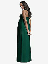 Rear View Thumbnail - Hunter Green Dessy Collection Maternity Bridesmaid Dress M434