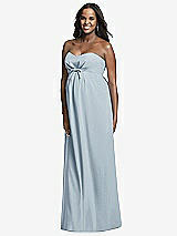 Front View Thumbnail - Mist Dessy Collection Maternity Bridesmaid Dress M434
